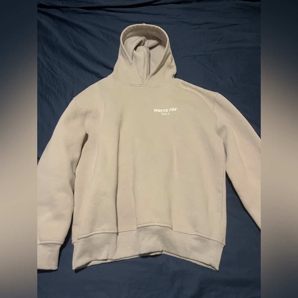 White Fox Boutique Cream Hoodie